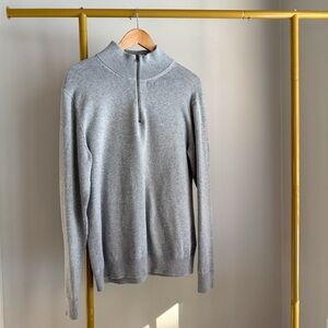 Amazon Essentials Men’s M 1/4 Zip Grey